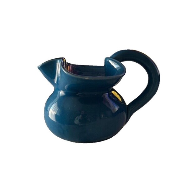 Vintage Maioliche Jessica Scalloped Creamer Pitcher Vase Made in Italy - Picture 5 of 8